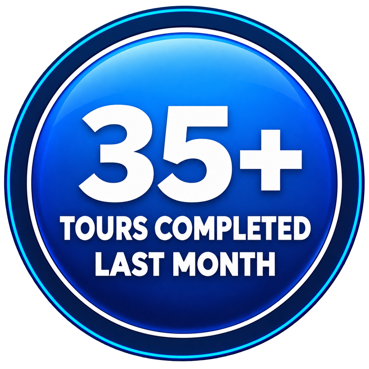 35+ Tours Completed Last Month